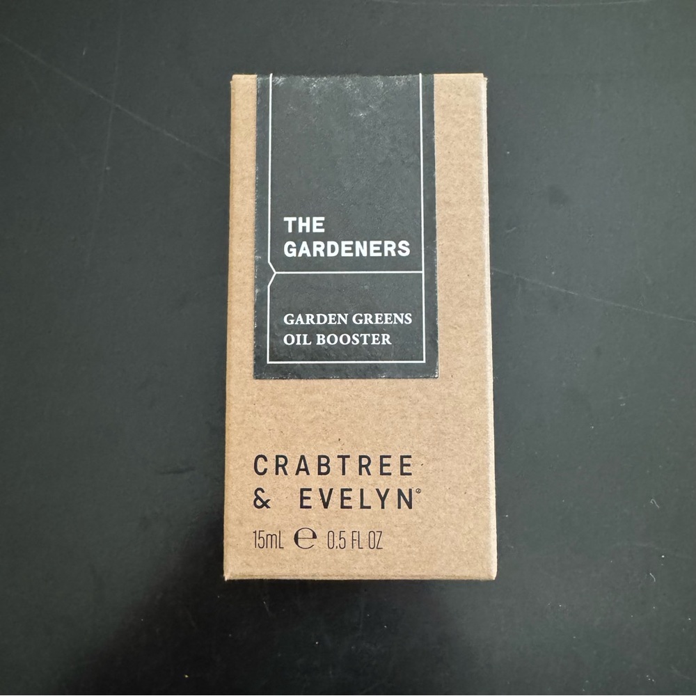 Crabtree & Evelyn The Gardeners Garden Greens Oil Booster 0.5oz NEW